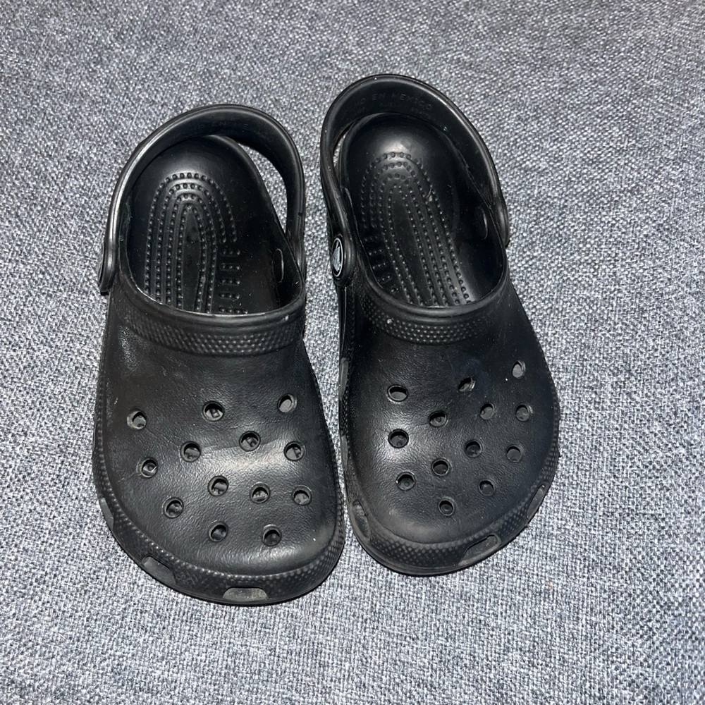 Kids Black Crocs